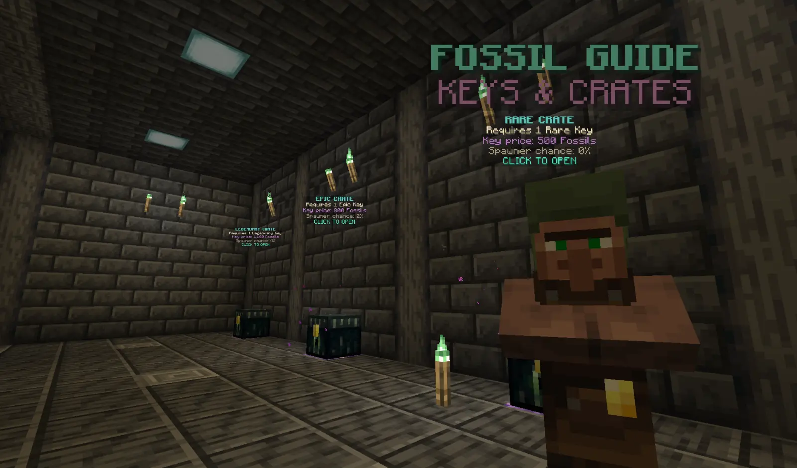 The Fossil crate room inside Nexoria